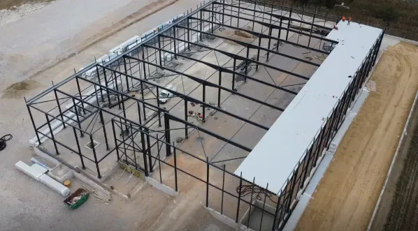 Build-up roofing system υπό κατασκευή