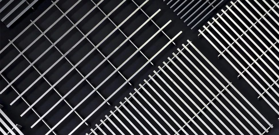 Δείγματα συγκολλητού μεταλλικού πλέγματος από ανοξείδωτα προφίλ