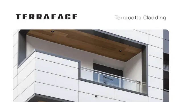Εξώφυλλο καταλόγου τερακότα πρόσοψης TERRAFACE