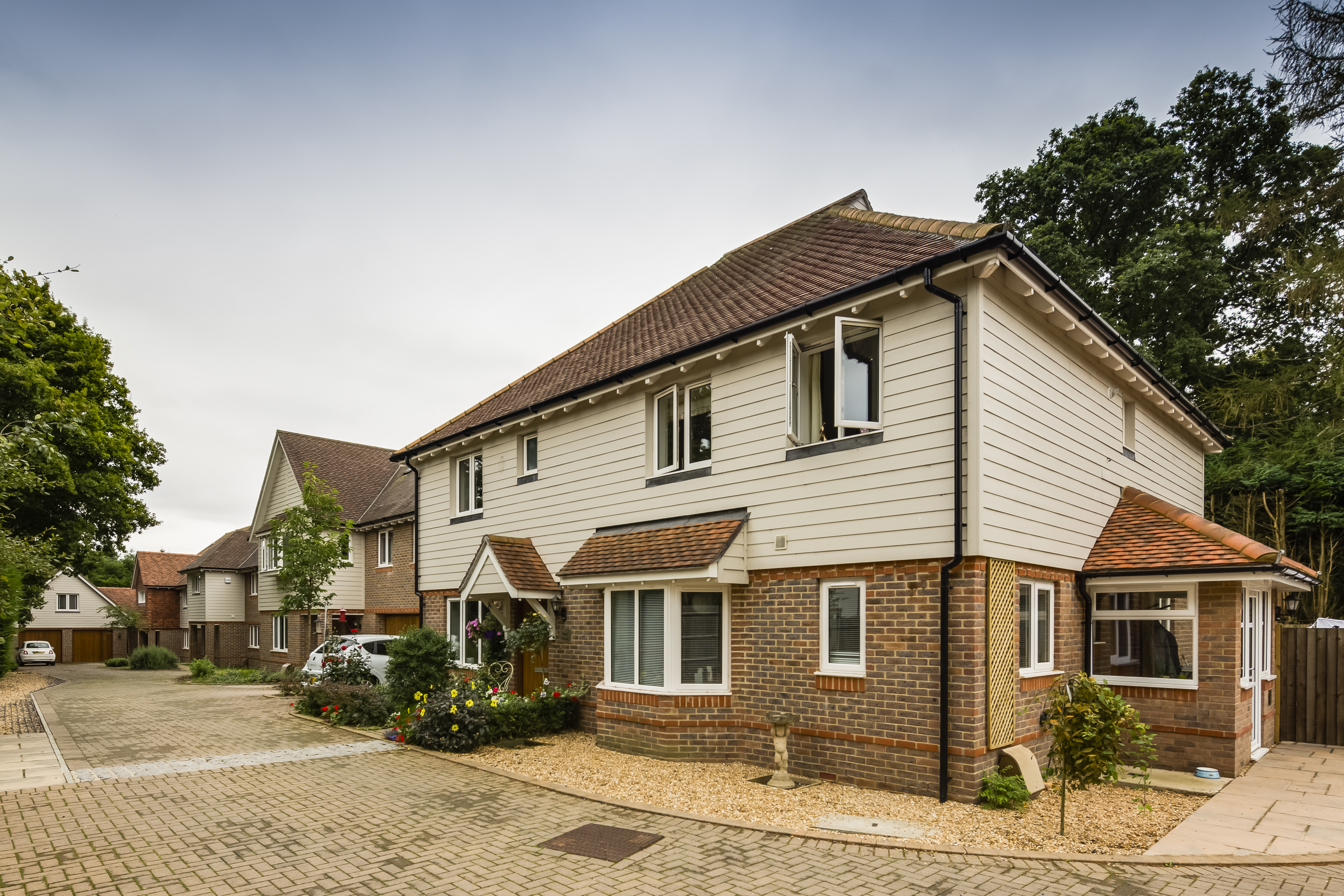 Hardie Plank Cedar cladding residential