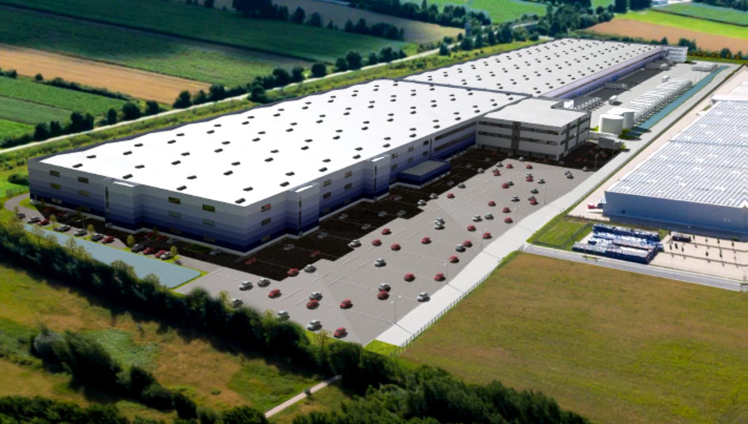 Logistics κέντρο – flat roof με φεγγίτες
